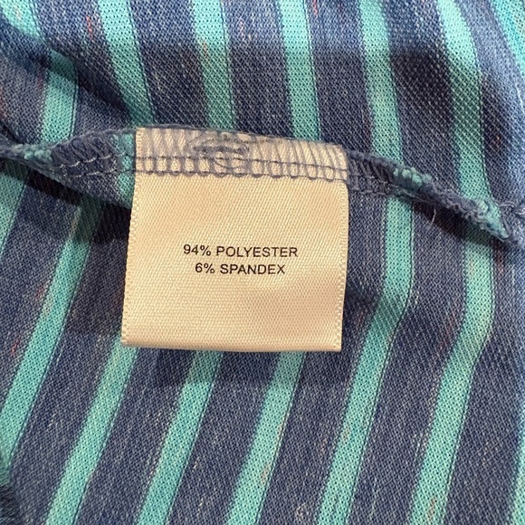 Peter Millar Jefferson Landing Summer Comfort Gray Striped Polo Shirt men’s - Picture 5 of 10